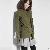 Elegant Special Split Sleeved Blouse Army Green