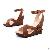 Hot Sale Rivets Buckles Wedges Sandals Coffee Black