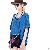 Beads Decorate Batwing Sleeve Sale T-shirts Blue