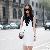 Black And White Sleeveless Western Style Dress