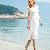 Chiffon Floor Length Long Elegant Dresses White