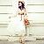 Elegant Pattern Flower Embellished White Dress