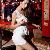 Fashion Style Black White Backless Dress