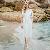 Floor Length Hollow Bohemia Dress White