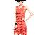 Irregular Lap Cake Layered Dresses Orange