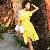 One Shoulder Chiffon Dresses For Women Yellow Black Pink