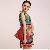 Retro Style Pleated Round Collar Bright Colored Dresses