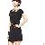 Rivet Decorate Korean Wholesale Summer Dresses Black