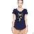 Round Collar Animal Print T-shirts Navy
