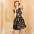 Sleeveless A Shaped Cheetah Print Dresses Black