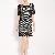 Stylish Half Sleeve Fishnet Dresses Black