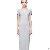 Western Style Slim Short Sleeve Unusual Dresses Grey Black