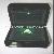 Black Finish Diamond Ring Box With Blue Led Lighting