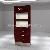 High Quality Cherry Wood Wall Cosmetic Display Cabinet