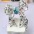 Alloy Bowknot Rhinestone Cabochon Iphone Cover Decoration