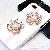 Pearl Pistil Flower Rhinestone Cabochon Phone Cover Decoration