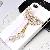 Rhinestone Butterfly With Pearl Metal Cabochon