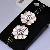 Rhinestone Pistil Double Petals Flower Metal Cabochon