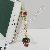 Rhinestone Strawberry Charm Iphone Anti Dust Plug