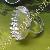 Silver Plated Crown Ring Base Support