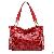 2013 Fashion Vintage Leather Handbag Red And Black