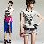 2013 New Summer Skull Poker Printed Shirt Short Sleeves
