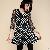 Elegant Charming Perspective Dots Dress Polka Dot Dress Black Apricot