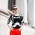 Round Collar Striped Tee Shirts