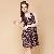 Bow Tie Floral Print Dresses Rose
