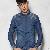 Casual Style Jean Shirts For Men Blue