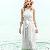 Chiffon Elegant Sleeveless Long Dress White