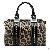 Classical Leopard Ladies Handbag Cow Leather Bag