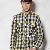 Classical Pattern Long Sleeve Yellow Shirts
