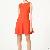 Elegant Style Solid Color Orange Summer Dresses