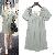 Hot Sale Lacework Chiffon Dress Light Green