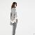 Loose Style Chiffon Lap Modal T-shirt Black Grey