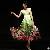 Newly Elegant Major Lotus Green Long Chiffon Dress