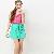 Sweet Color Matching Dots Jumpsuits Rose