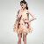 Sweet Loose Pattern Embroidery Empire Style Dresses