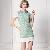 Sweet Peter Pan Collars Lace Dress Green