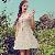 Western Hollow Lace Long Sleeved Dress Pink