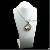 High Quality Pure White Resin Neck Bust And Mannequin For Jewelry