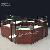 Watch Display Kiosk Showcases / Enclosed Island Kiosk Cabinets With Cherry Red Color
