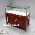 Antique Solid Wood Used Jewelry Display Counter / Cabinet With High Power Led Lights