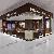 Swarovski Luxury Crystal Display Shop Design / Jewlery Showroom Funiture Deisgn