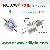 0.7w Blue 1led Cob Led Module Lighting