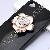 3d Flower Rhinestone Cabochon Iphone Decoration