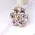 Plum Blossom Rhinestone Cabochone Crystal Purfume Bottle Decoration