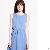 Concise Design Sleeveless Light Blue Dresses