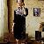 Elegant Luxurious Slim Hollow Charming Cheongsam Dress Deep Purple
